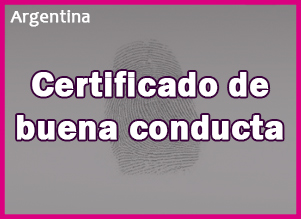 Certificado de Buena Conducta
