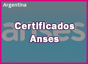 Certificados Anses