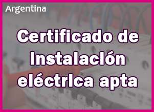certificado de instalación eléctrica apta